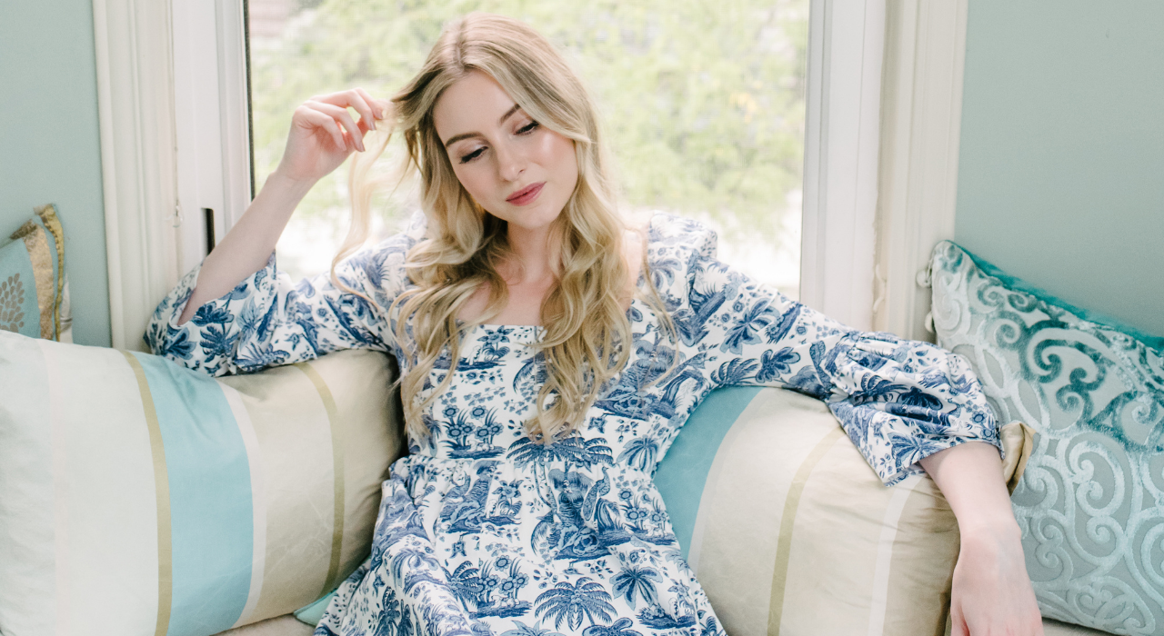 The Ultimate Toile de Jouy Dress • Elizabeth Victoria Clark